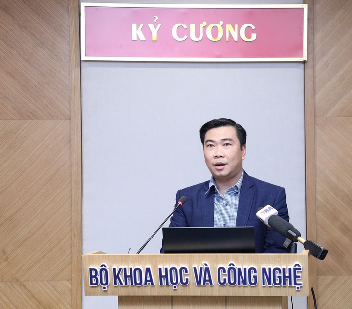 Đại diện Cục Công nghiệp Công nghệ thông tin về Diễn đàn quốc gia Phát triển doanh nghiệp công nghệ số Việt Nam lần thứ VII - Ảnh: VGP/Thu Giang