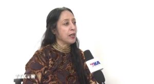 Giáo sư Reena Marwah, giảng viên Đại học Delhi, Tổng Thư ký Hiệp hội các học giả châu Á. (Ảnh: Ngọc Thúy/TTXVN)